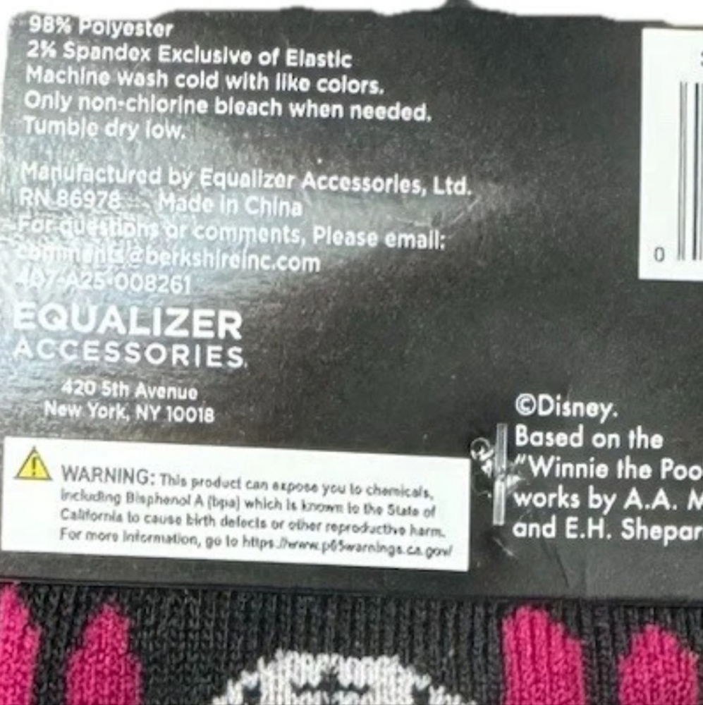 Disney Eeyore Crew Socks New - Picture 3 of 4